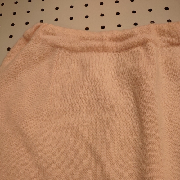 Vintage Light Pink Cashmere Midi Skirt, Size Small - Picture 7 of 7